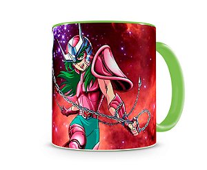 Caneca Cavaleiros do Zodíaco Shun Green