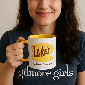 Caneca Lukes Amarela 325ml