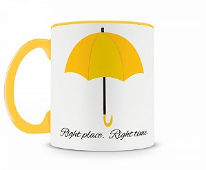 Caneca how i met your mother umbrella amarela