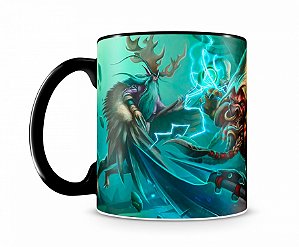 Caneca World Of Warcraft Malfurion II Preta