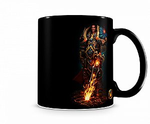 Caneca World Of Warcraft Varian II Preta