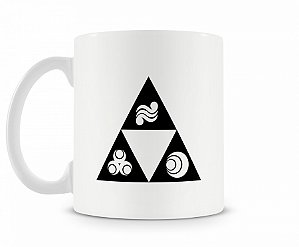 Caneca Legend Of Zelda Triforce MOD1