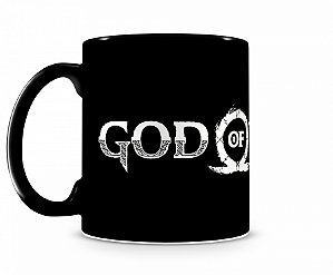 Caneca God Of War Logo 1 Preta