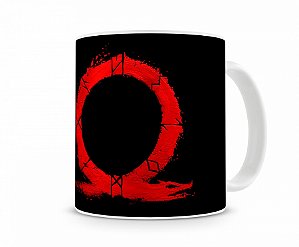 Caneca God Of War Logo Vermelho