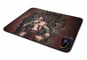 Mouse pad Gamer God of War Kratos of Thrones