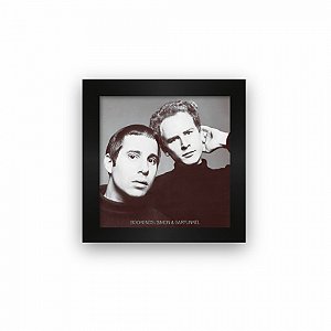 Quadro azulejo com moldura Simon and Garfunkel Bookends