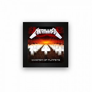 Quadro azulejo com moldura Metallica Master of Puppets