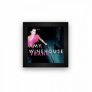 Quadro azulejo com moldura Amy Winehouse Frank