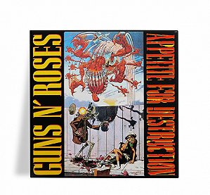 Azulejo Decorativo Guns N Roses Appetite for D 15x15