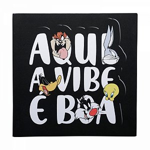 Quadro Tela Looney Tunes 30X1,5X30cm