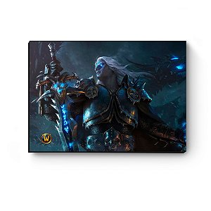 Quadro decorativo MDF World Of Warcraft Arthas II