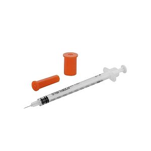 Seringa para Insulina Uniqmed Toxina Botulínica Estética 0,5ML 5MM X 32G - Unidade