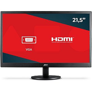 MONITOR 21,5 AOC LCD LED E2270SWHEN WIDESCREEN VGA HDMI