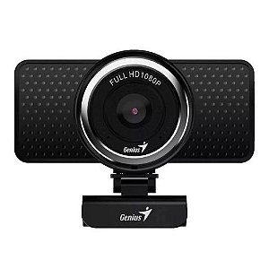 Webcam Genius ECam 8000 Preto (Full HD 1080p / 30 fps / 2 MP / Rotacao 360)