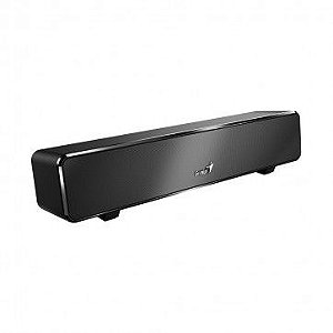 Caixa de som Genius SoundBar 100 (6W / USB / Controle de volume / 110 HZ - 20 KHZ /  Cabo 1,5m)