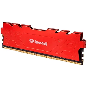 Memória RAM DDR4 Redragon Rage 8GB 3200MHz CL16 Vermelha GM-701 (com Dissipador)