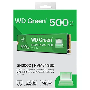 SSD WD Green SN350 500GB M.2 2280 NVMe PCIe 3.0