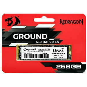 SSD Redragon Ground 256GB M.2 NVMe PCIe 3.0 - GD-410