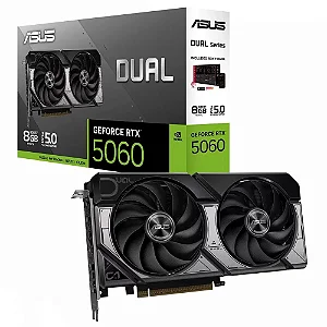 Placa de Vídeo Asus Dual GeForce RTX 5060 8GB GDDR7 128 Bits