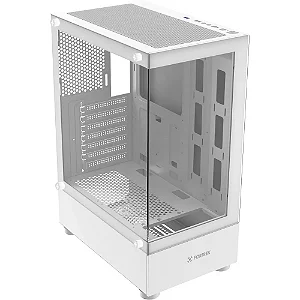 Gabinete Gamer Fortrek Crystal Branco Mid Tower ATX