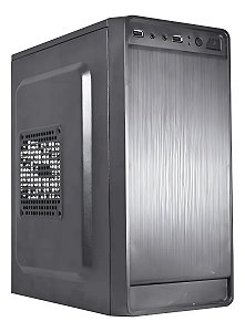 Gabinete K-Mex CM-01NX Preto USB 3.2 e USB 2.0 Micro ATX