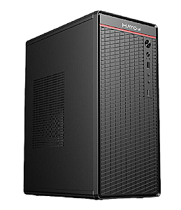 Gabinete Hayom GB1751 Preto Compacto Micro ATX e Mini ITX