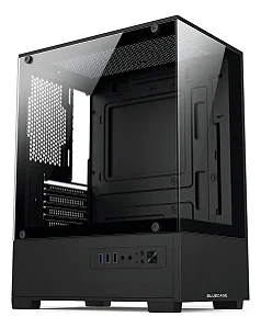 Gabinete Gamer Bluecase HIT BG-054 Preto - Lateral Vidro, USB 3.0
