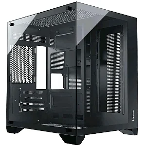 Gabinete Gamer Fortrek Clarity Preto Vidro Temperado mATX