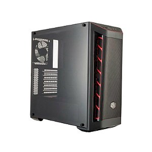 Gabinete Gamer Cooler Master MasterBox MB511 Vermelho Mesh USB 3.0