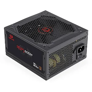 Fonte Gamer Redragon 600W Full Modular 80 Plus Bronze