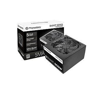 Fonte ATX 500W Thermaltake Smart 80 Plus PFC Ativo (SPD-0500P)