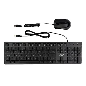 Combo Teclado e Mouse Acer Occ300 Office Gen 2 Com Cabo