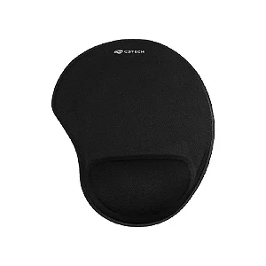 Mousepad Ergonômico C3Tech com Apoio em Gel MP-50 Preto