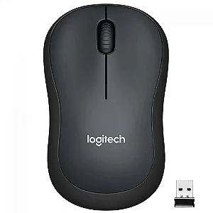 Mouse Logitech M220 Silent, Sem Fio, 1000 Dpi, 3 Botões