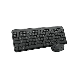 Combo Teclado e Mouse Sem Fio Logitech MK250 Compacto, Mouse Ambidestro, Teclado ABNT2