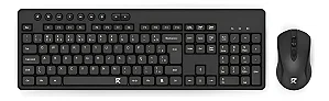 Combo Teclado E Mouse Sem Fio Bs-7094 Redragon Preto