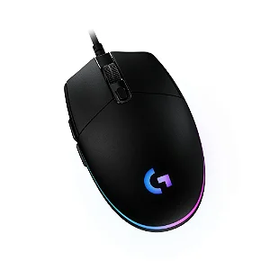 Mouse Gamer Logitech G203 Lightsync RGB 8000 DPI 6 Botões Preto