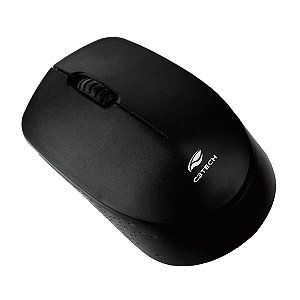 Mouse Sem Fio C3Tech M-W17BK Óptico 1200 DPI Ambidestro Preto