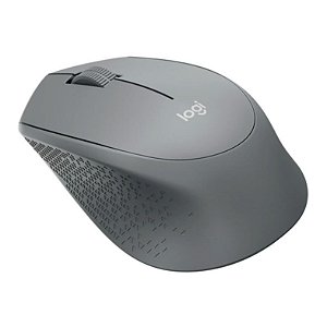 Mouse Sem Fio Logitech M280 Óptico 1000 DPI Cinza