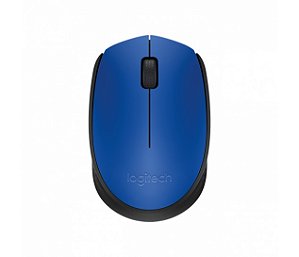 Mouse Sem Fio Logitech M170 Ambidestro 1000 DPI Azul