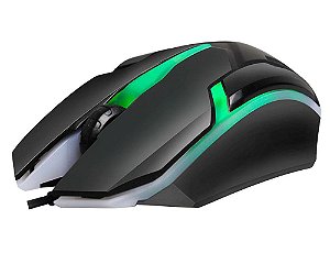 Mouse Gamer Hayom MU2908 1000 DPI LED RGB 3 Botões USB