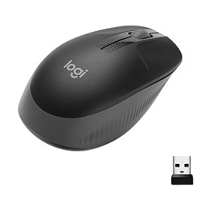 Mouse Sem Fio Receptor Nano M190 Preto LOGITECH