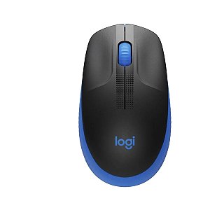 MOUSE Sem Fio Receptor Nano M190 AZUL LOGITECH