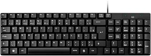 Teclado Multi Slim Laser USB ABNT2 Preto TC193