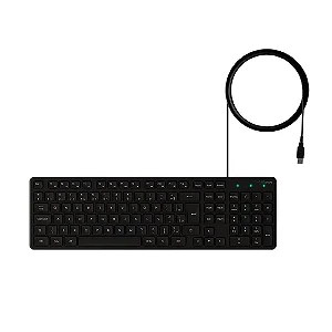 Teclado Intelbras Silencioso TCI10 USB Com Fio - Preto