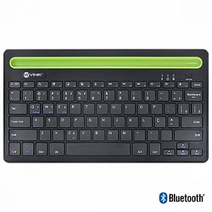 Teclado Sem Fio Bluetooth e 2.4GHz Dynamic Smart DT200 Preto