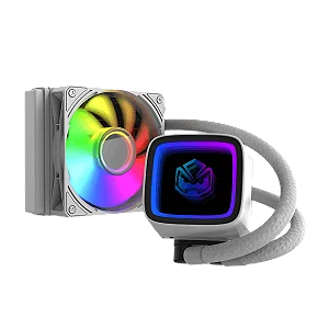 Water Cooler PCYes Tundra White Ghost ARGB 120mm Intel e AMD - Branco