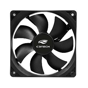 Cooler Fan F7-100BK 12cm C3Tech 12CM MB+MOLEX 3P+4P C3T