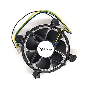 Air Cooler PCyes Duley Black Vulcan ARGB com Display TDP 180W (ACDLYBV)