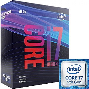Processador Intel Core i7 9700k 3.6GHz Cache 12Mb LGA 1151 9ª Ger. - BX80684I79700K